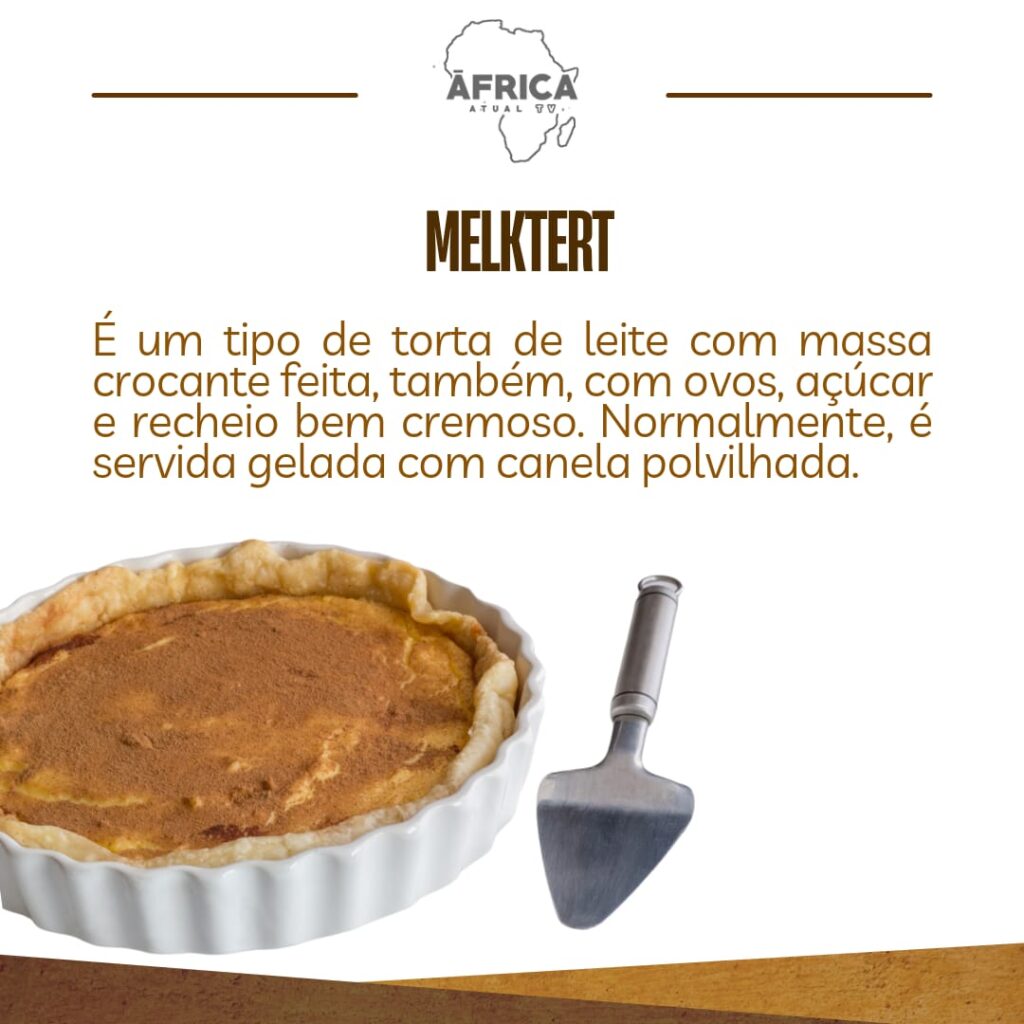 É um tipo de torta de leite com massa crocante, feita também com ovos, aç~ucar e recheio bem cremoso. Normalmente é servida gelada com canela polvilhada.