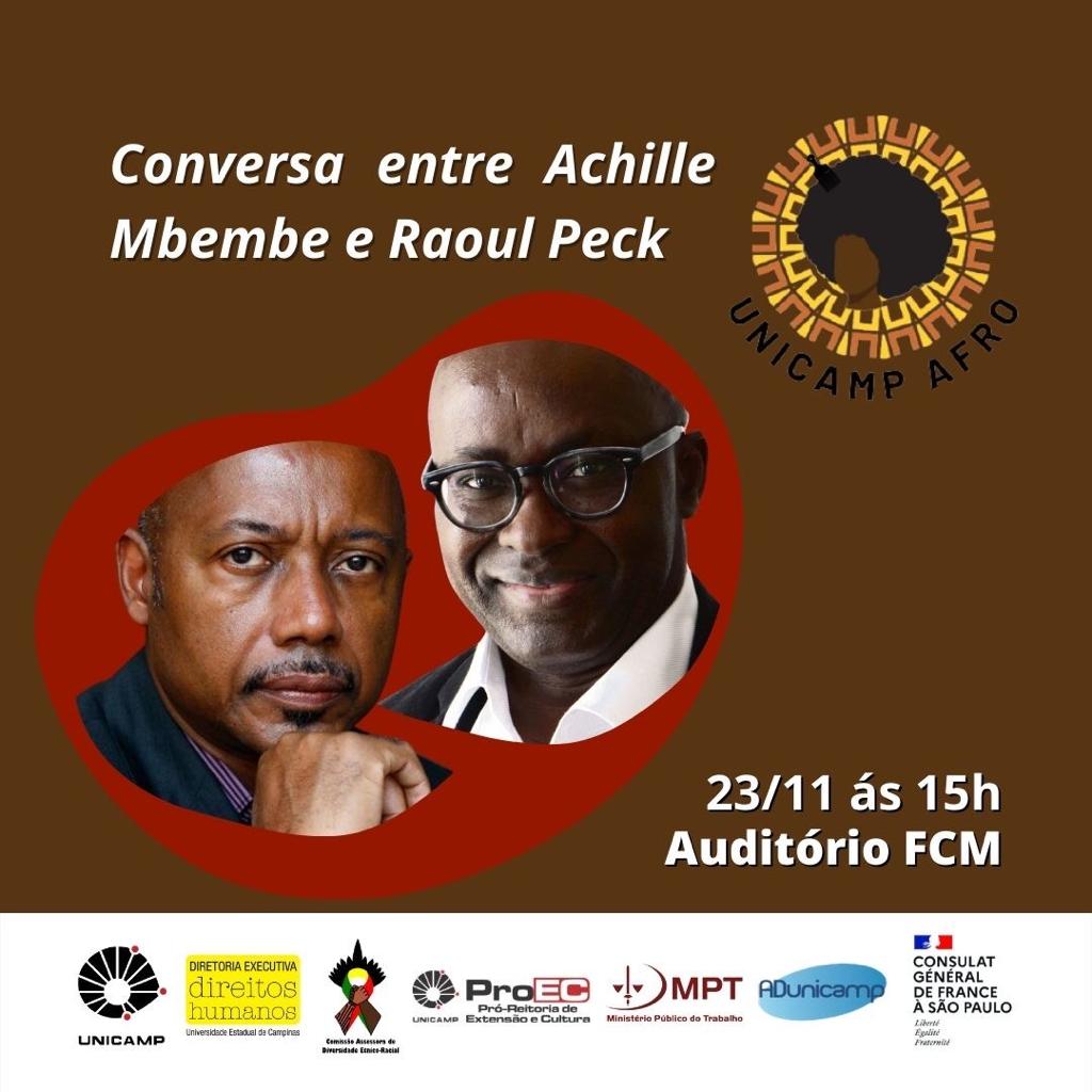 Conversa sobre Achille Mbembe e Raoul Peck