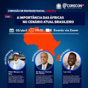 Card com a foto dos três palestrantes